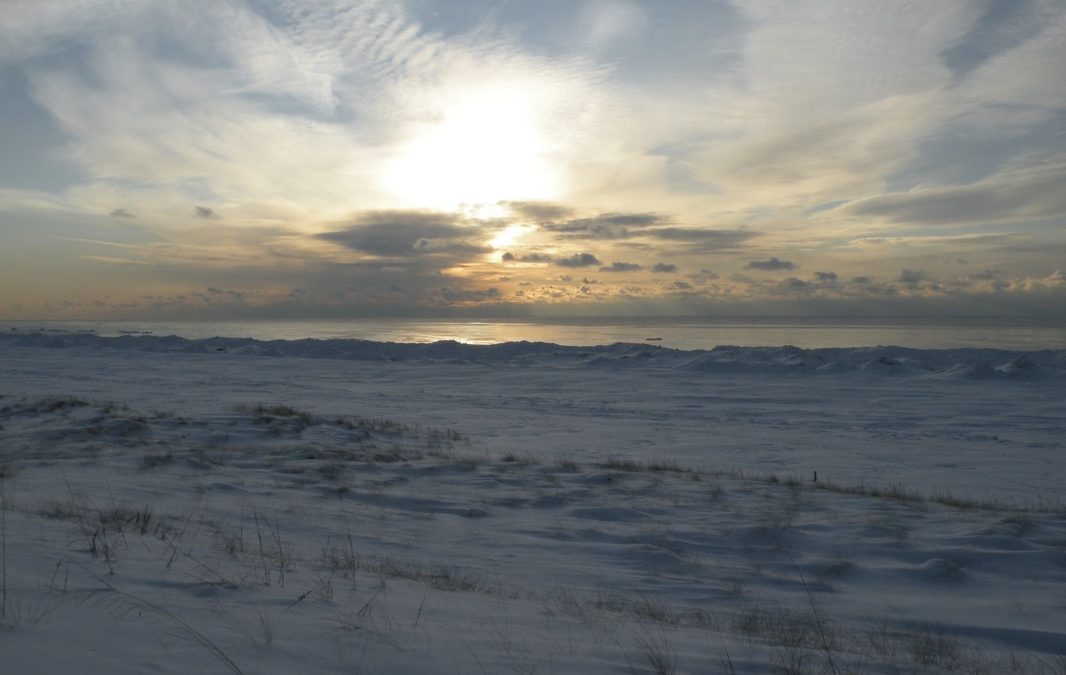 Lake Michigan Ice Mountains